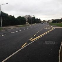 TCBC Road Improvements Bus Lane
