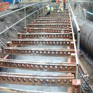 Uskmouth Power Station, Large Water Pipes Repair